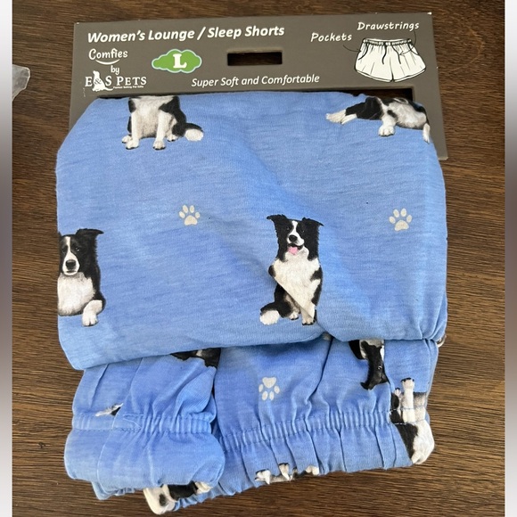 NEW E&S Pets Pet Lover Pajama Shorts for Women Multiple Sizes - Picture 2 of 4